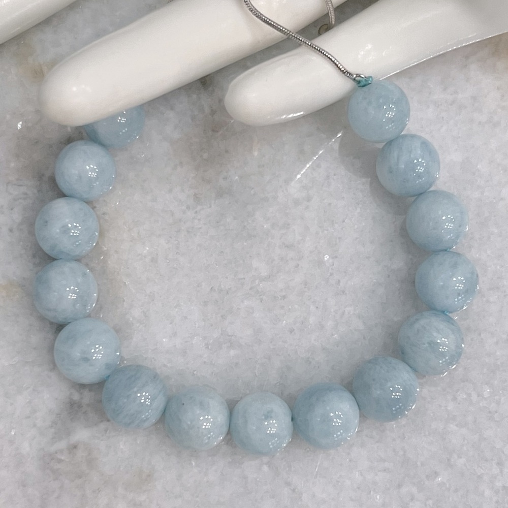 Espirito Santo Aquamarine Sterling Silver BOLO Bracelet
